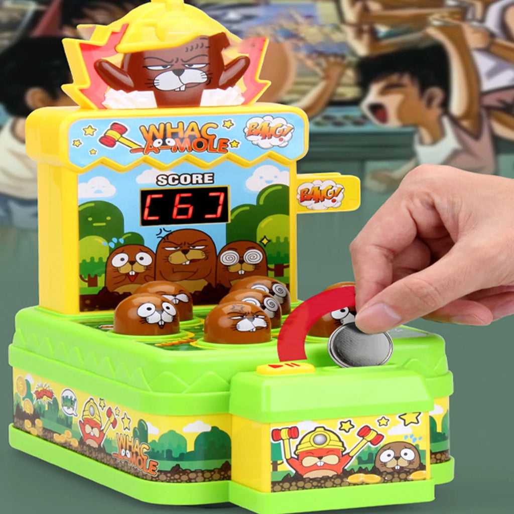 Mini Kids Electronic Arcade Game with 2 Hammers A151188