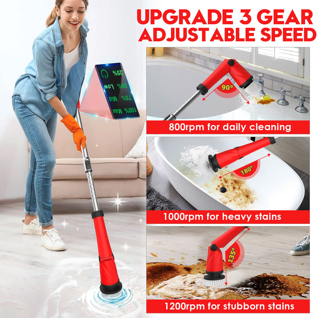 Electric Spin Scrubber with 8 Brushes B8184