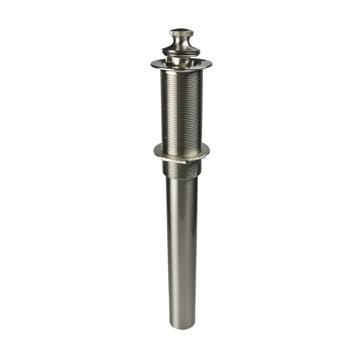 Antique Brass Lift & Turn Lavatory Drain Without Overflow N73621