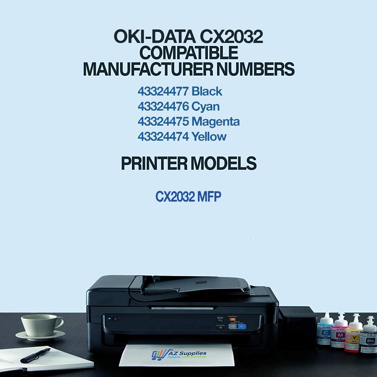 Black Cyan Magenta Yellow Toner Cartridge 4-Pack G23083