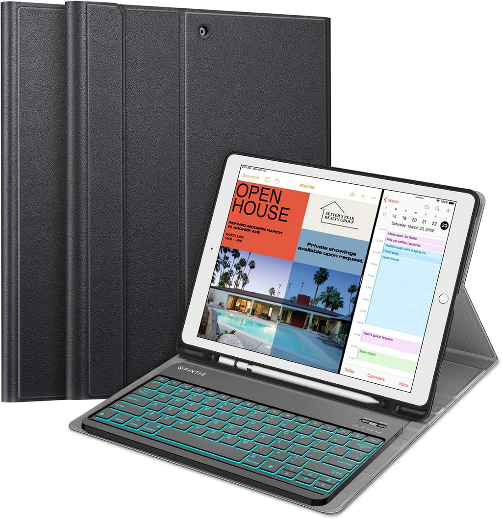 Black Bluetooth Keyboard Case for iPad Pro 12.9-inch W2946