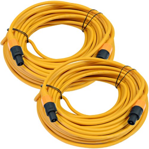 12 Gauge 75-Feet Speakon to Speakon Speaker Cable R591268