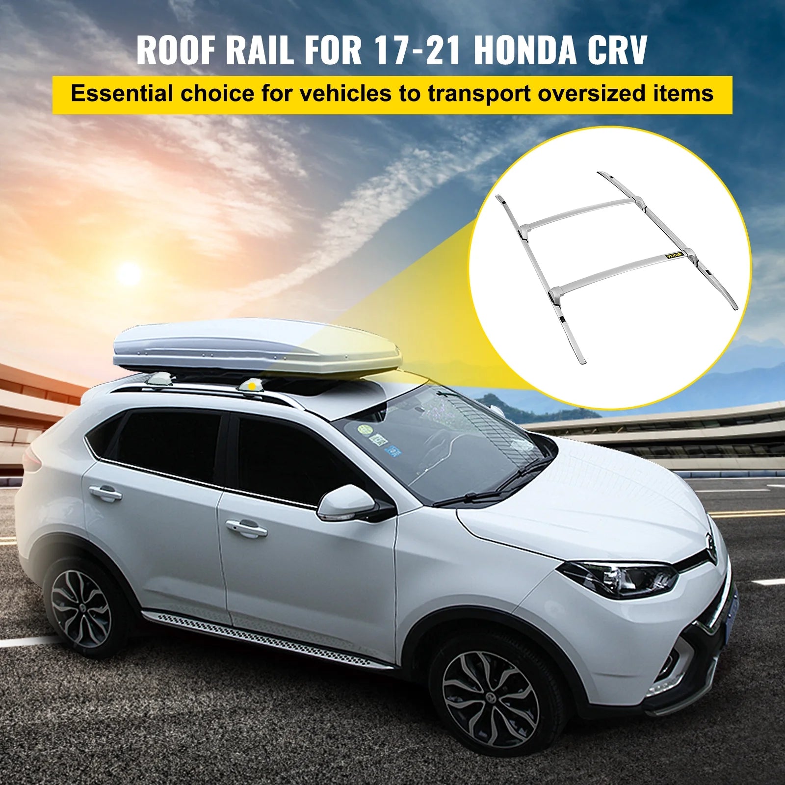 4 Pcs Aluminum Alloy Roof Rack Crossbars for Honda CR-V 2017-2020 T27193