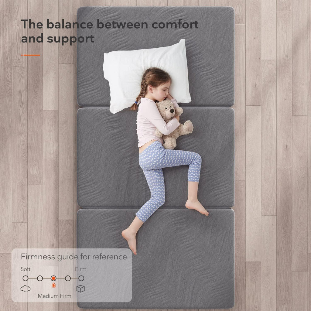 Folding Mattress Twin XL Size 4-Inch with Carry Bag O3831