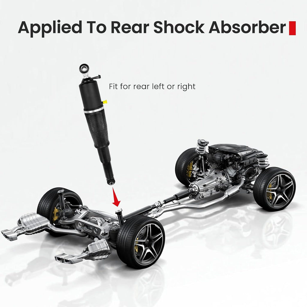Air Absorber Shock Suspension Strut Spring Rear Left or Right B5978