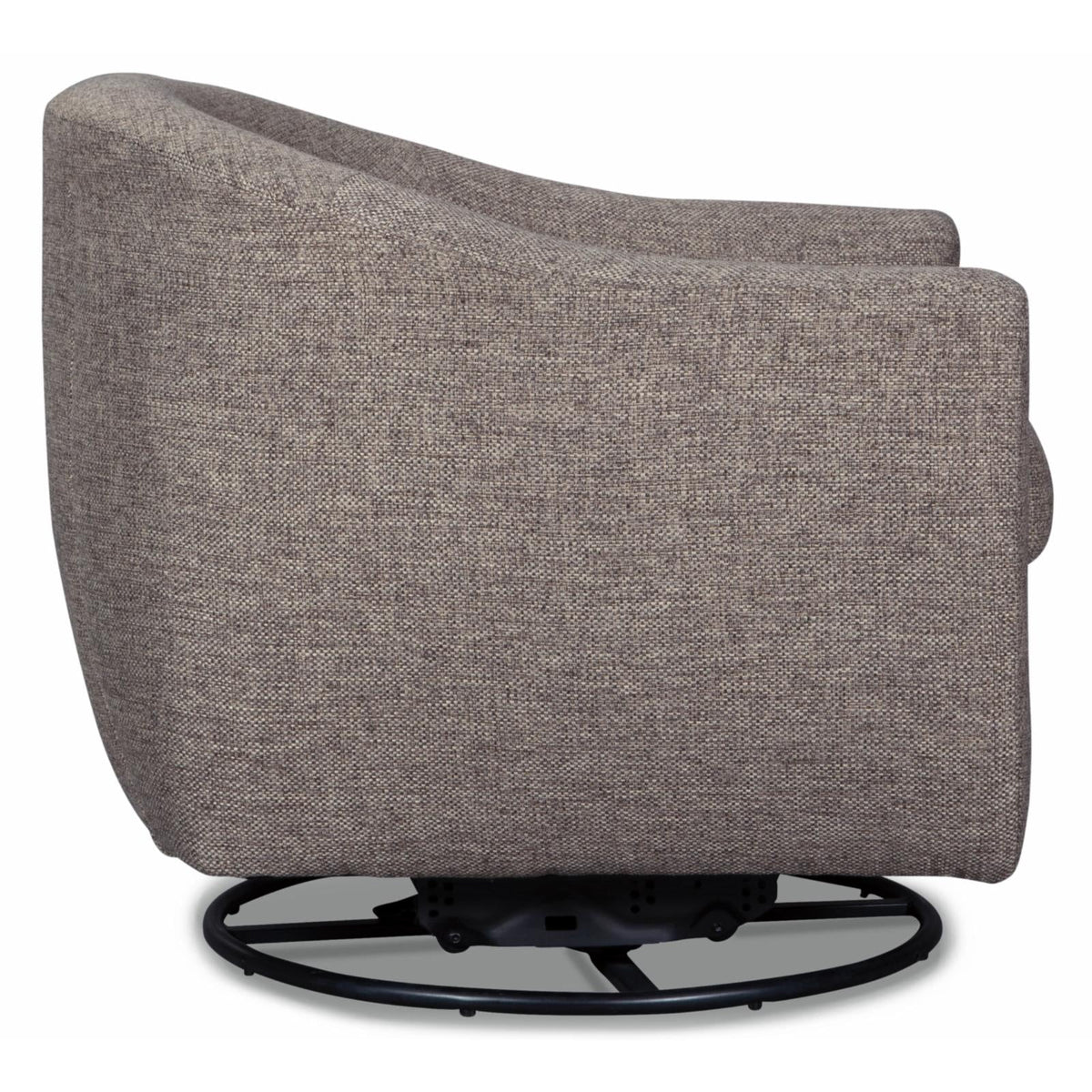 Taupe Tufted Swivel Glider A10419