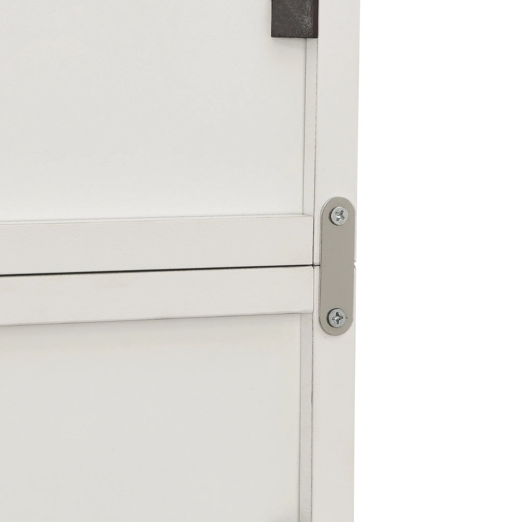 8-Tier Media Tower Rack Storage Cabinet with Adjustable Shelves N445