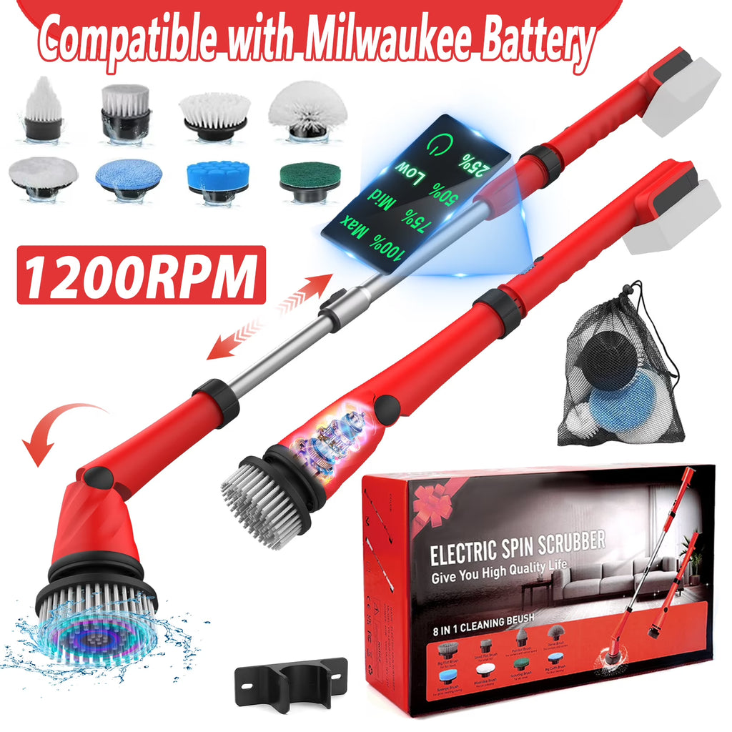 Electric Spin Scrubber with 8 Brushes B8184