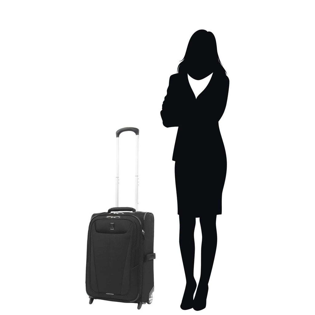 Azure Blue Expandable Carry On Rollaboard F159578