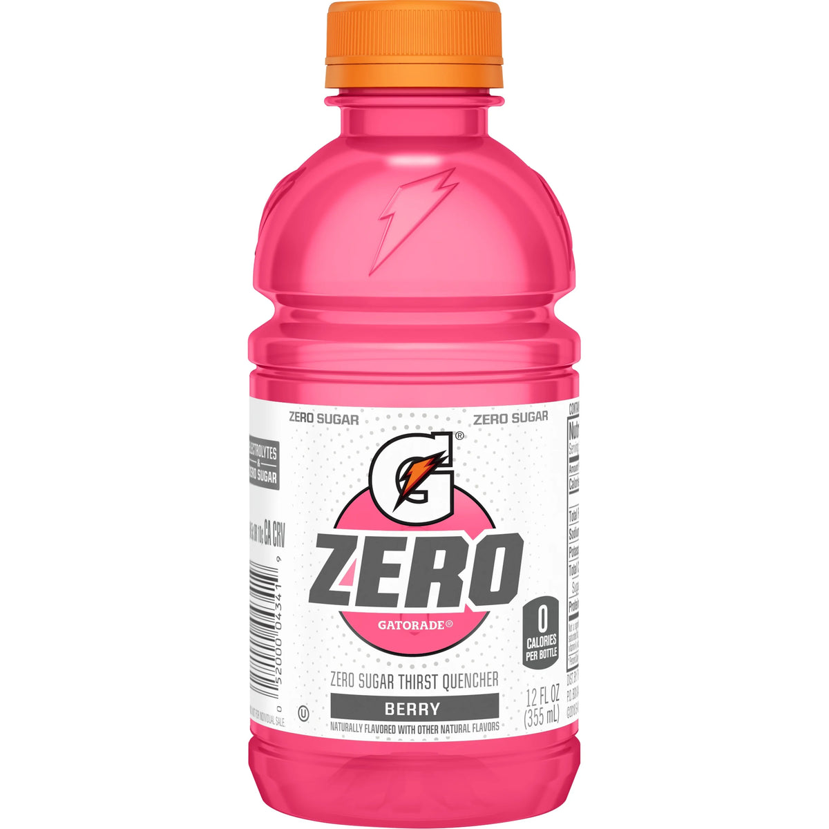 G Zero Sugar Sports Drink, 12 oz, 24 Pack Bottles U575264