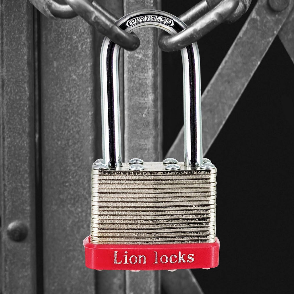 48 Keyed-Alike Padlocks, 2” Long Shackle, Hardened Steel Case, Brass Pin Cylinder V12802