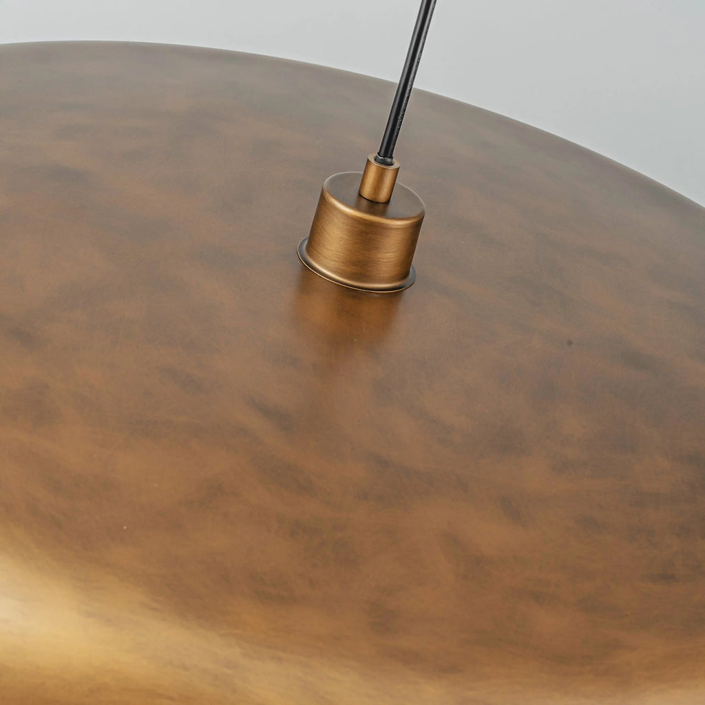 1-Light Dimmable Dome Mid-Century Modern Pendant J833