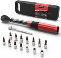 1/4 inch Drive Click Bike Torque Wrench Set 2-20 Nm/17.7 - 177.0 in-lb Pack of 2 K367