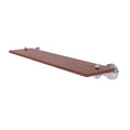 22 inch Solid Ironwood Shelf Satin Chrome T999243