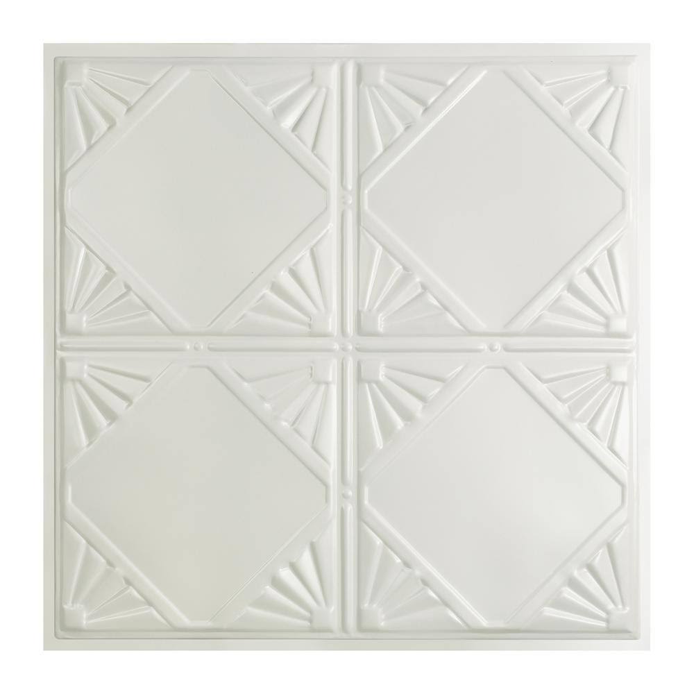 Gloss White Lay-In Tin Ceiling Tile I238