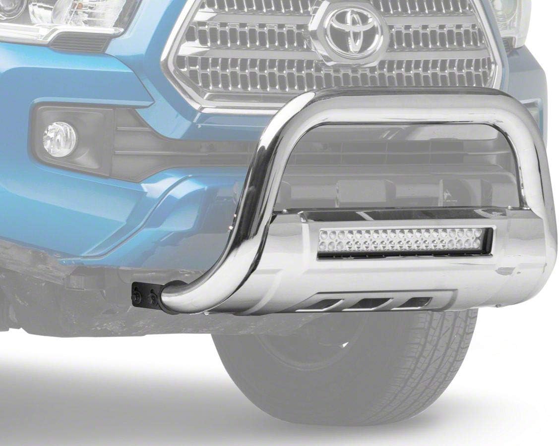 Stainless Steel Bull Bar with Skid Plate and 20-Inch Dual Row LED Light Bar T827818