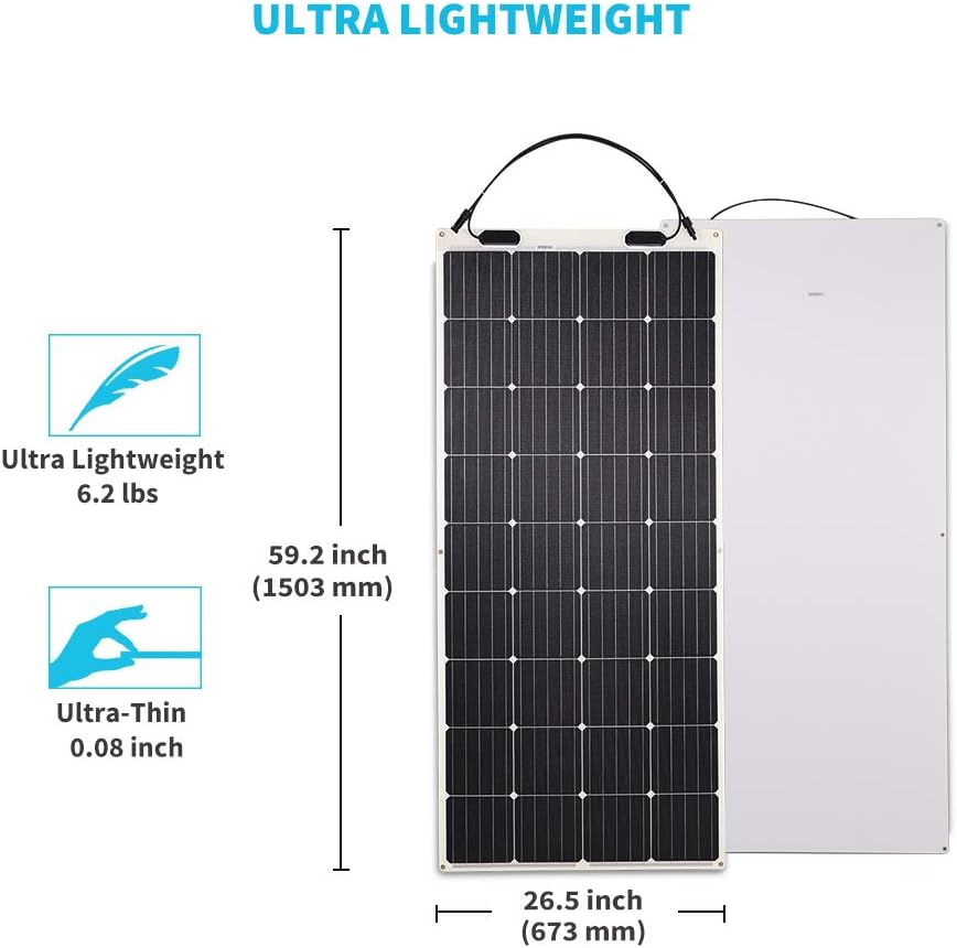 Flexible Solar Panel 100 Watt 12 Volt Monocrystalline C213738