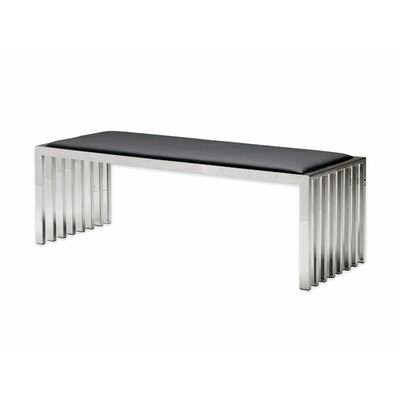 Metal Bench Stainless Steel Black G118832
