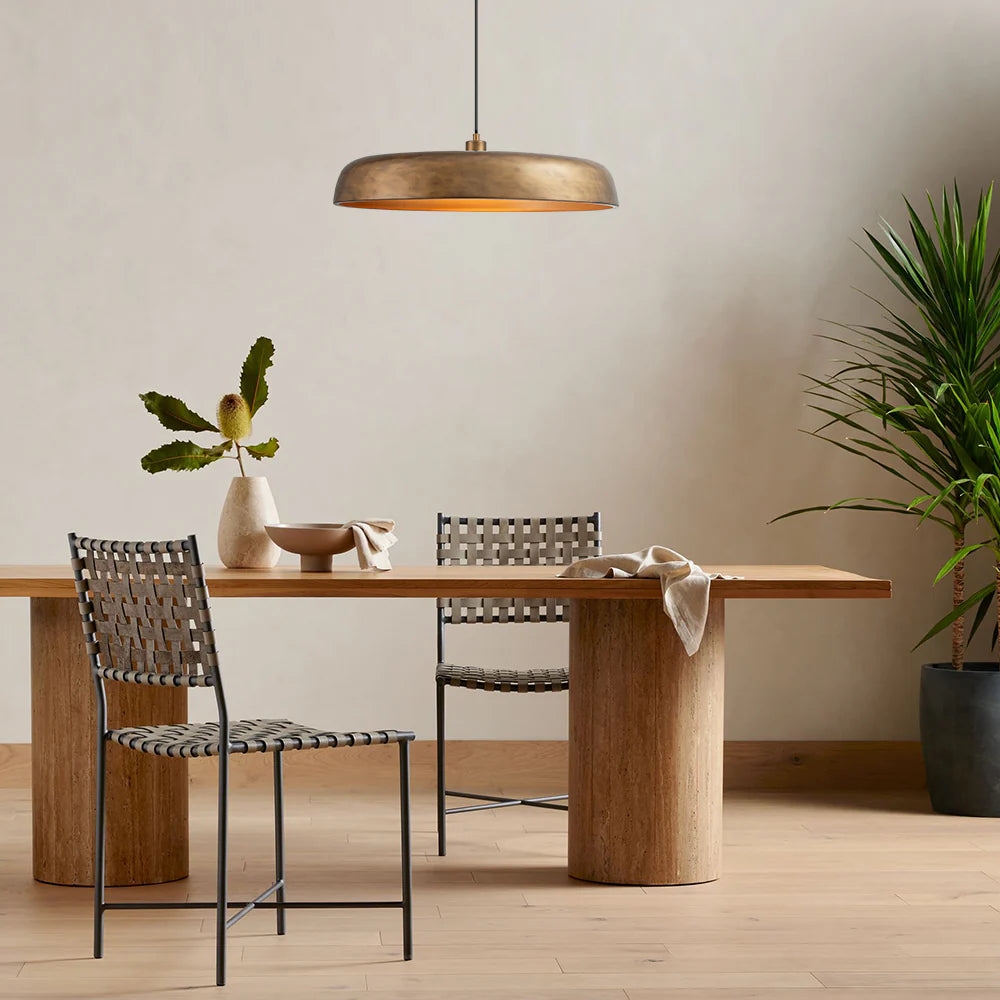 1-Light Dimmable Dome Mid-Century Modern Pendant J833