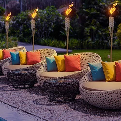 8 Bamboo Torches K434056