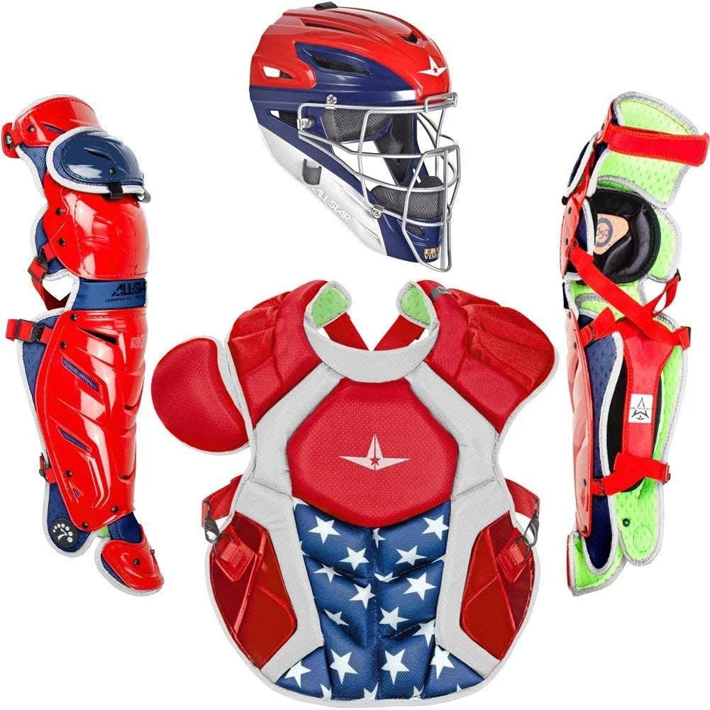 Adult System7 Axis USA Pro Catcher&s Set Y239130