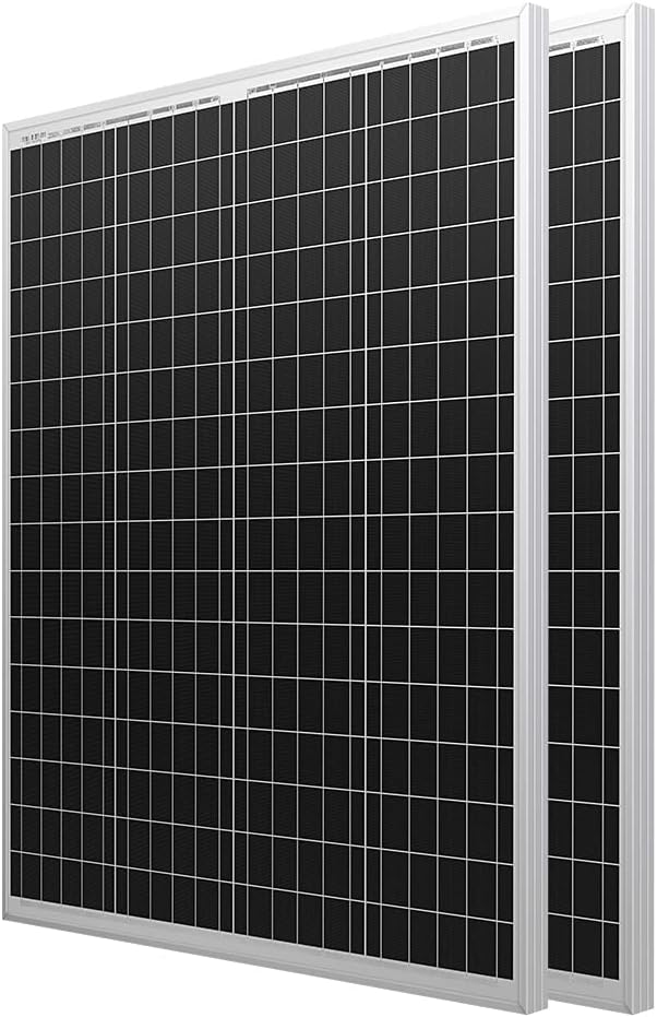 100 Watt 12 Volt Polycrystalline Solar Panel with Solar Connectors D676