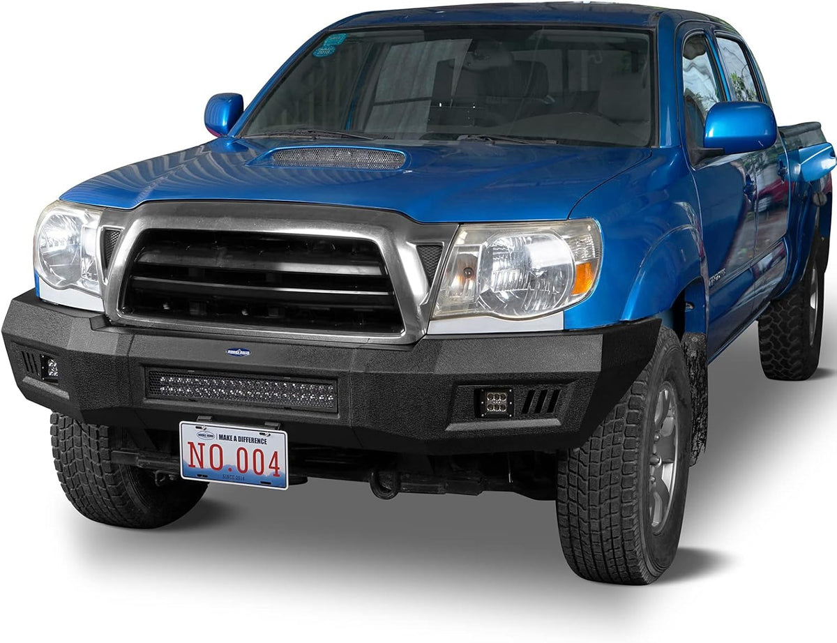 Front Bumper with License Plate Mount and LED Lights K277