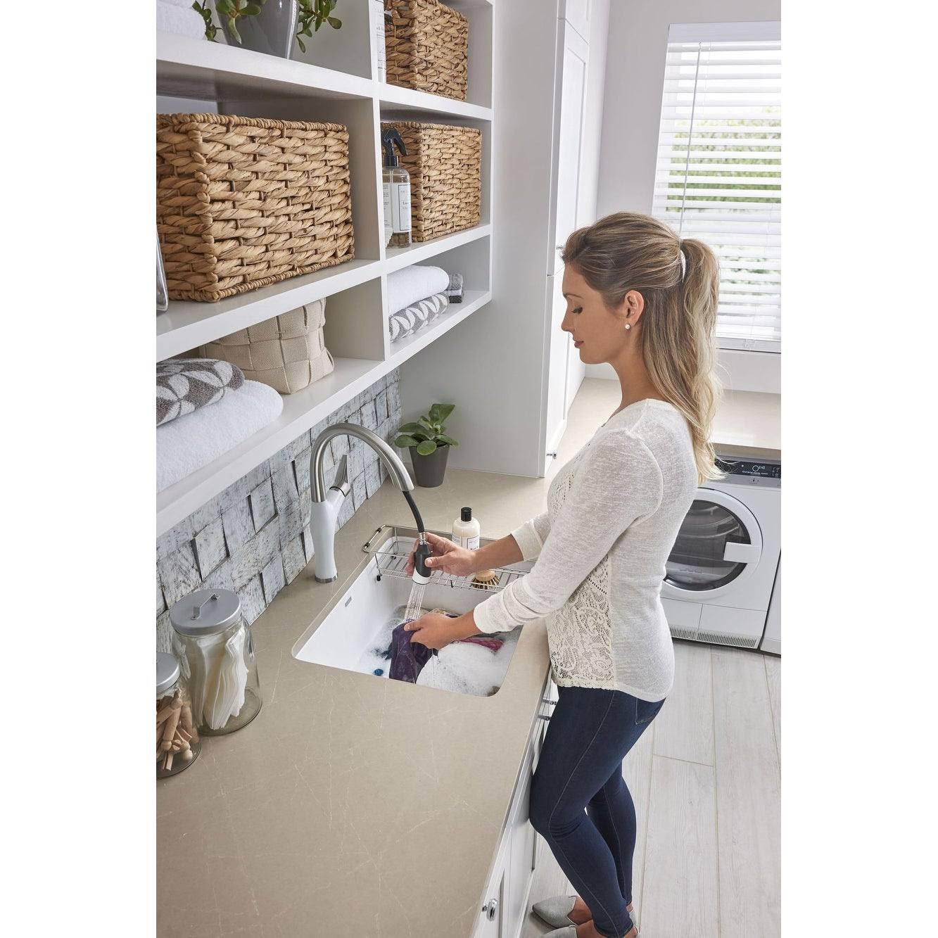 Cafe Brown Laundry Sink Z36107