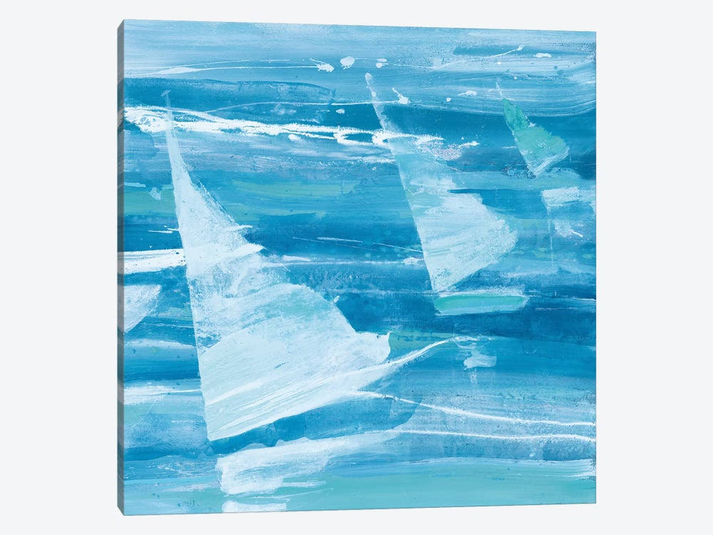 Canvas Art Picture Blue Sailboats P567