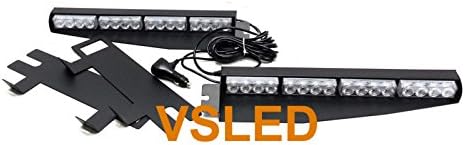 32 Watt Blue LED Emergency Strobe Light Bar O72834