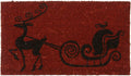 Rubber-Cal Rudolph The Red Nose Reindeer Holiday Christmas Mat, 18 x 30-Inch Pack of 2 L33711