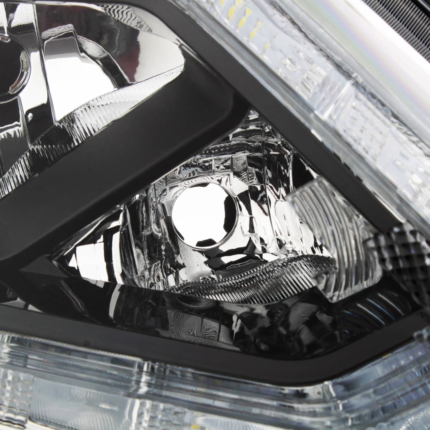 Black Headlights Headlamps Pair Y100