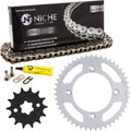 Drive Sprocket Chain Combo Front 14 Rear 47 Tooth 428HZ Standard 122 Links Pack of 2 A459