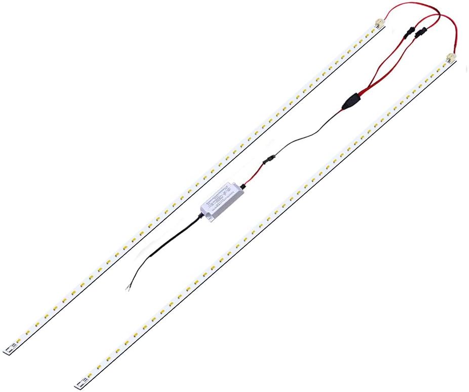 2x4 FT LED Troffer Retrofit Kit, 36W, 5400LM, Daylight White 5000K, 0-10V Dimmable, Pack of 2 N125095