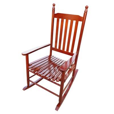 Brown Wooden Porch Rocker Chair B1816