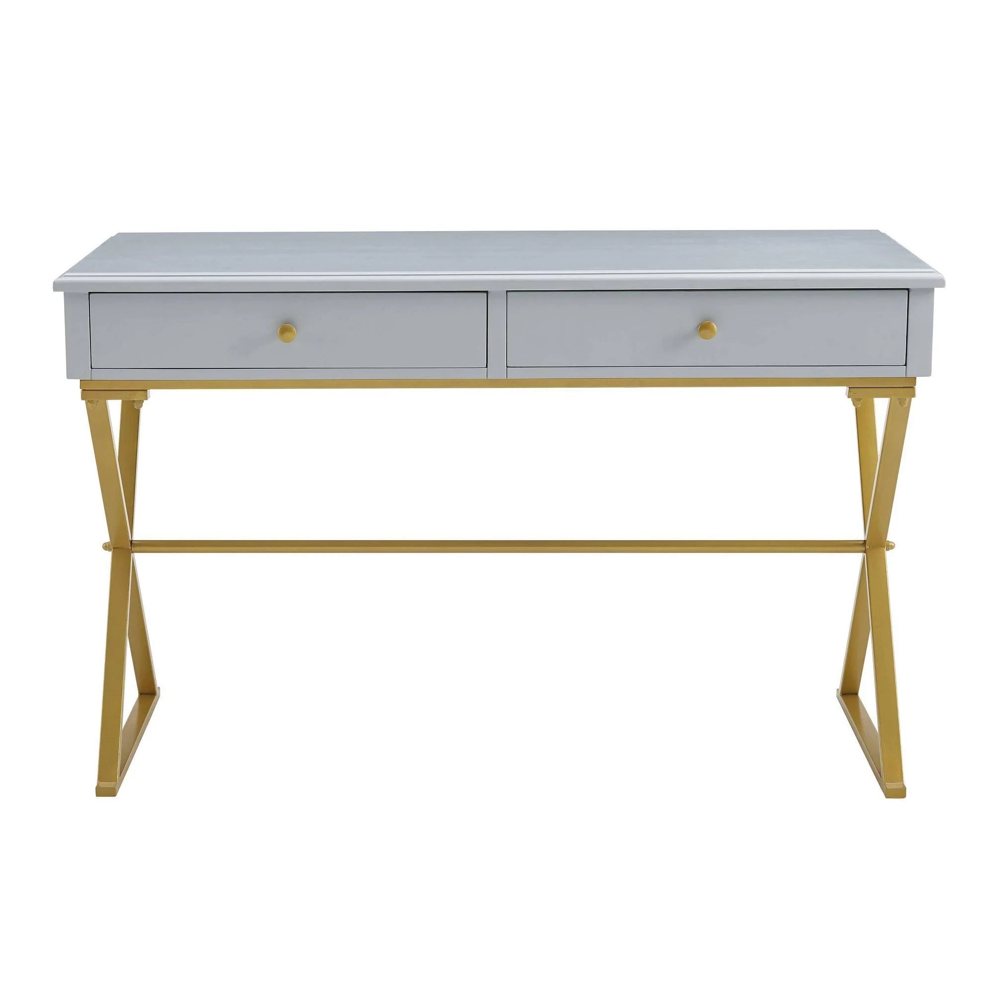 Grey 2 Drawer Desk E95401