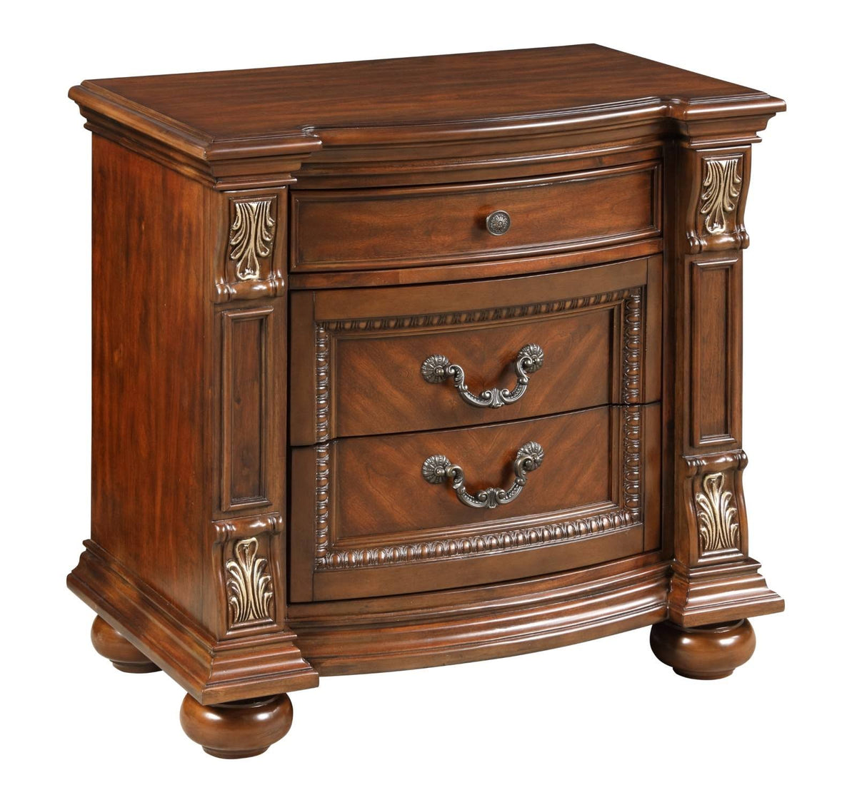 Caramel 2-Drawer Nightstand R1493