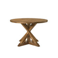 Round Wooden Table with Pedestal Base T476676