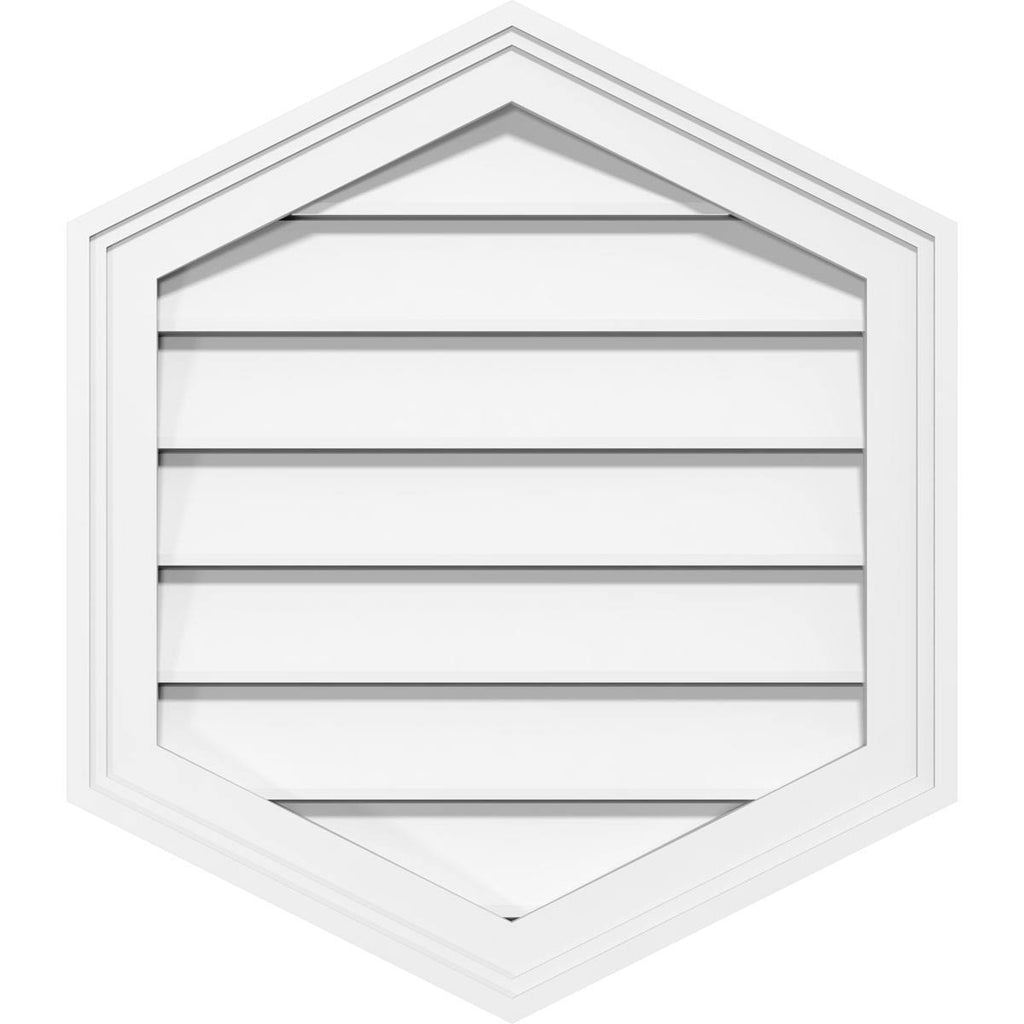 42x22W x 38x22H PVC Gable Vent X6899