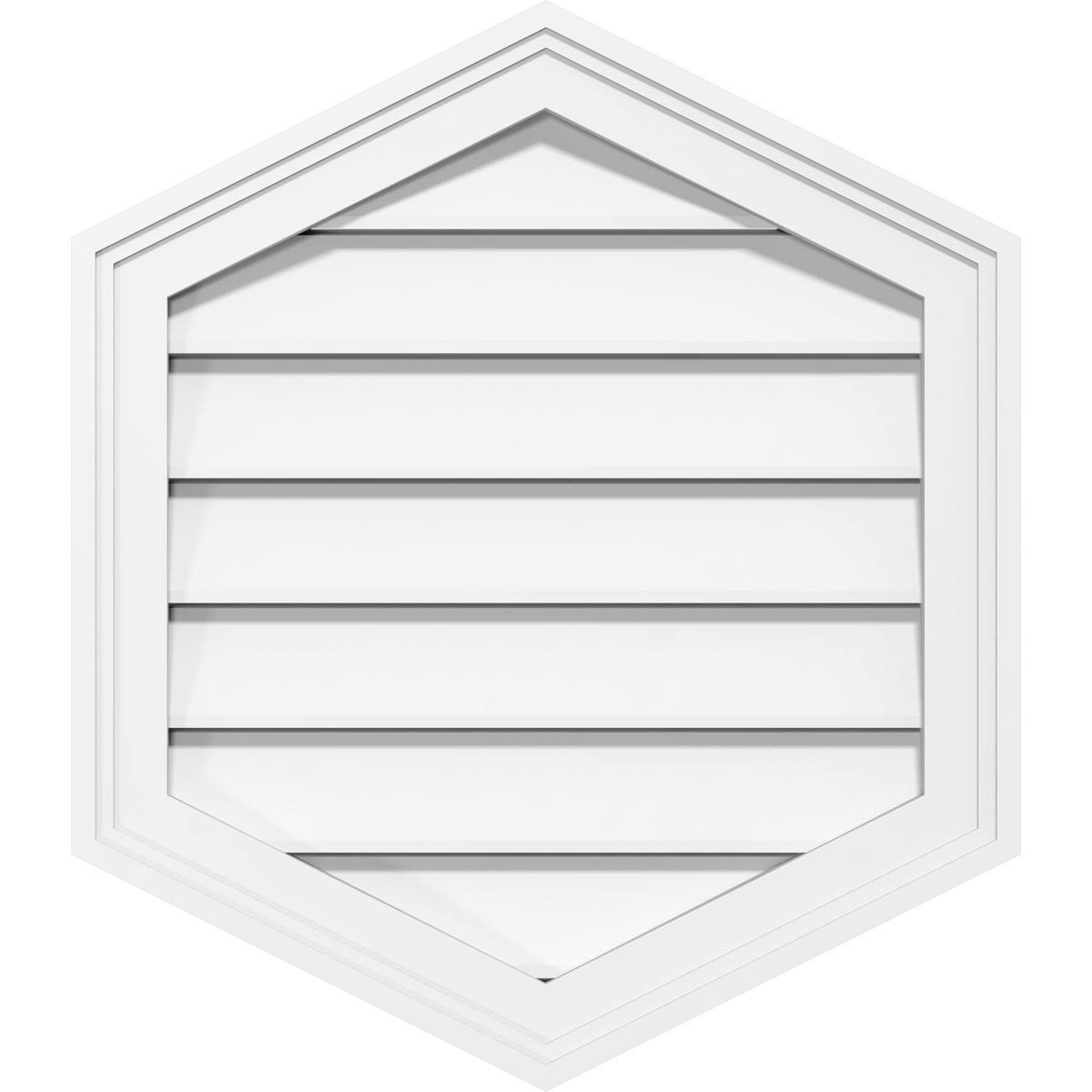 42x22W x 38x22H PVC Gable Vent X6899