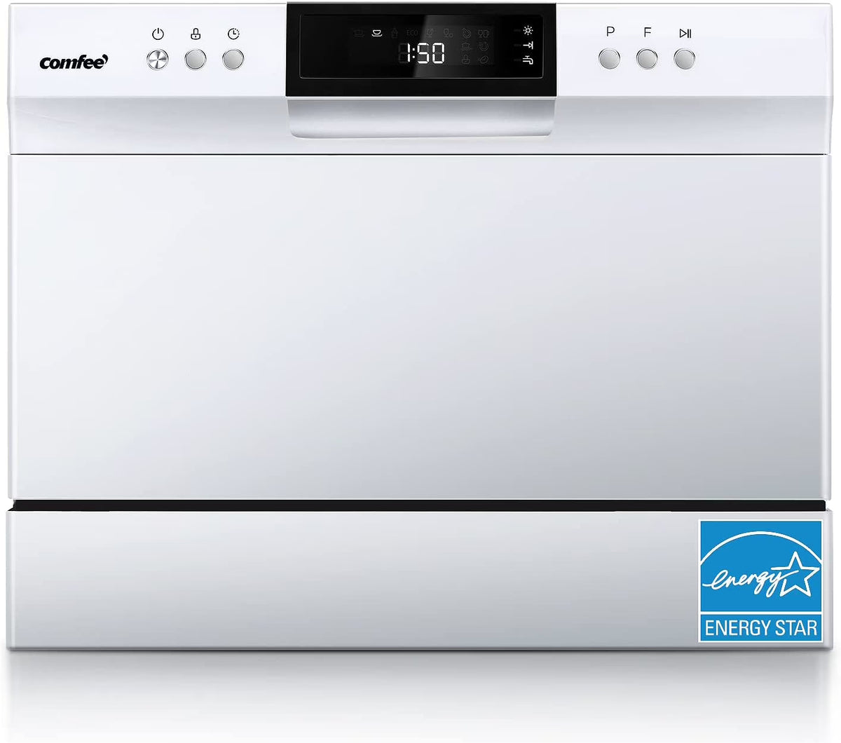 White Countertop Dishwasher with 6 Place Settings O316