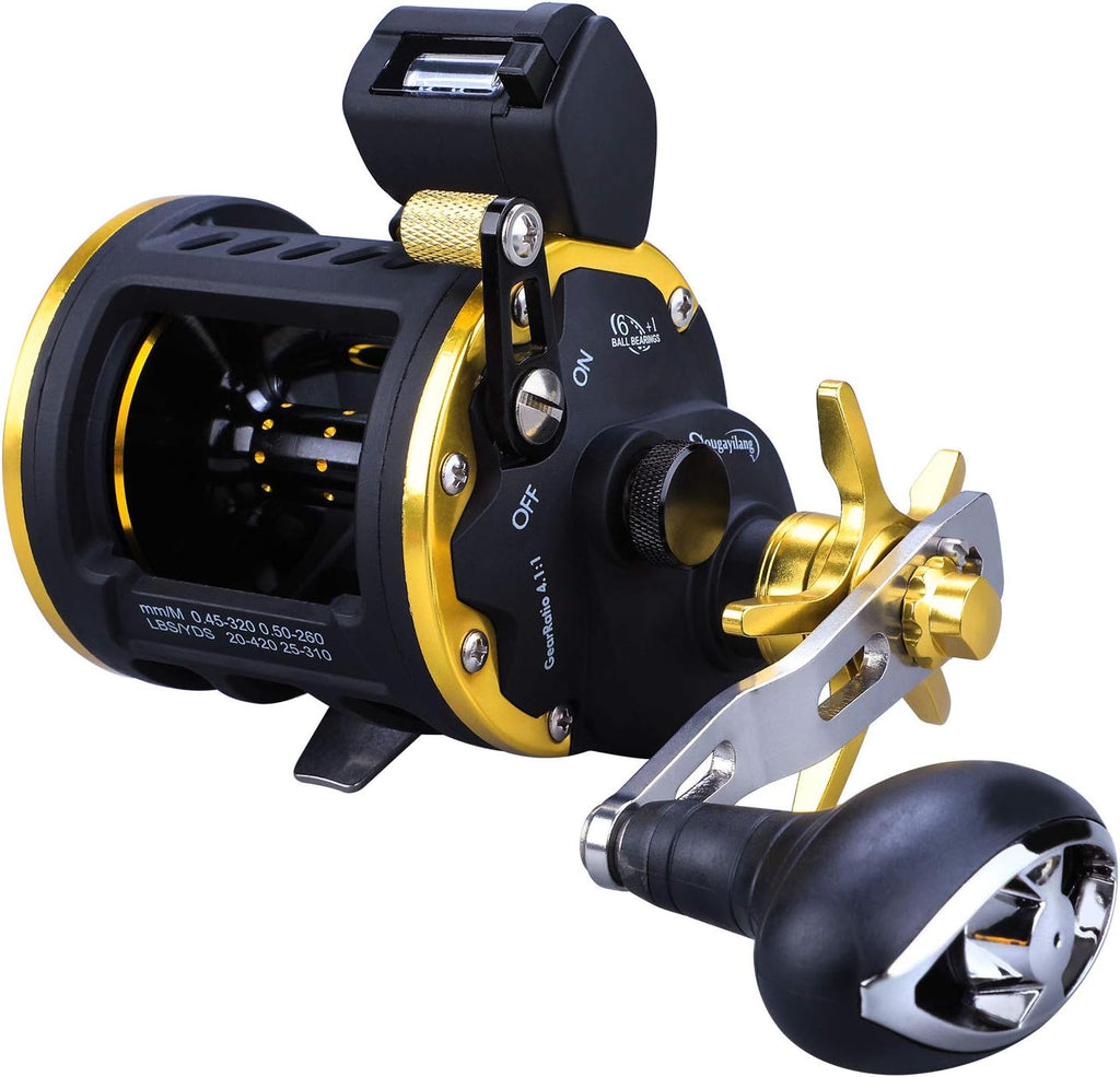 Pack of 2 Line Counter Trolling Fishing Reel L8783