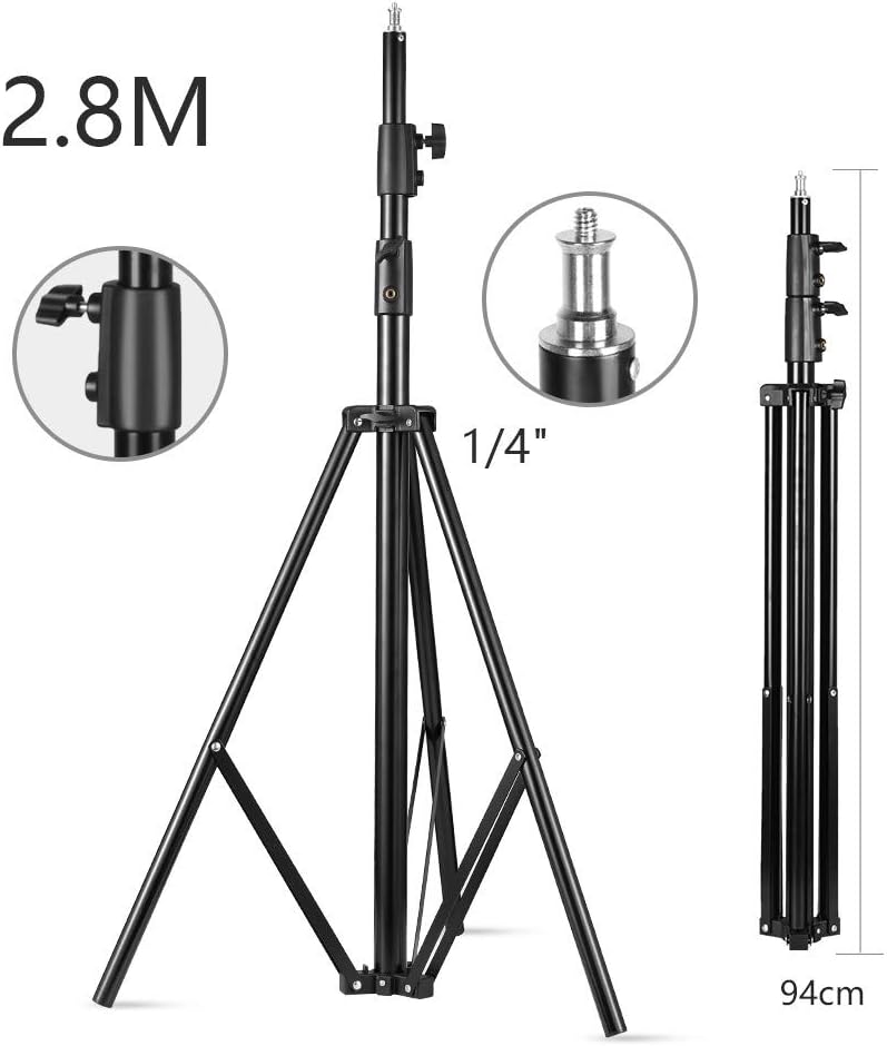2 Pack 800Ws Photo Speedlite Studio Flash Strobe Monolight Bowens Mount Kit with Softbox, Light Stand, Barn Door Kit, Reflector Y78865