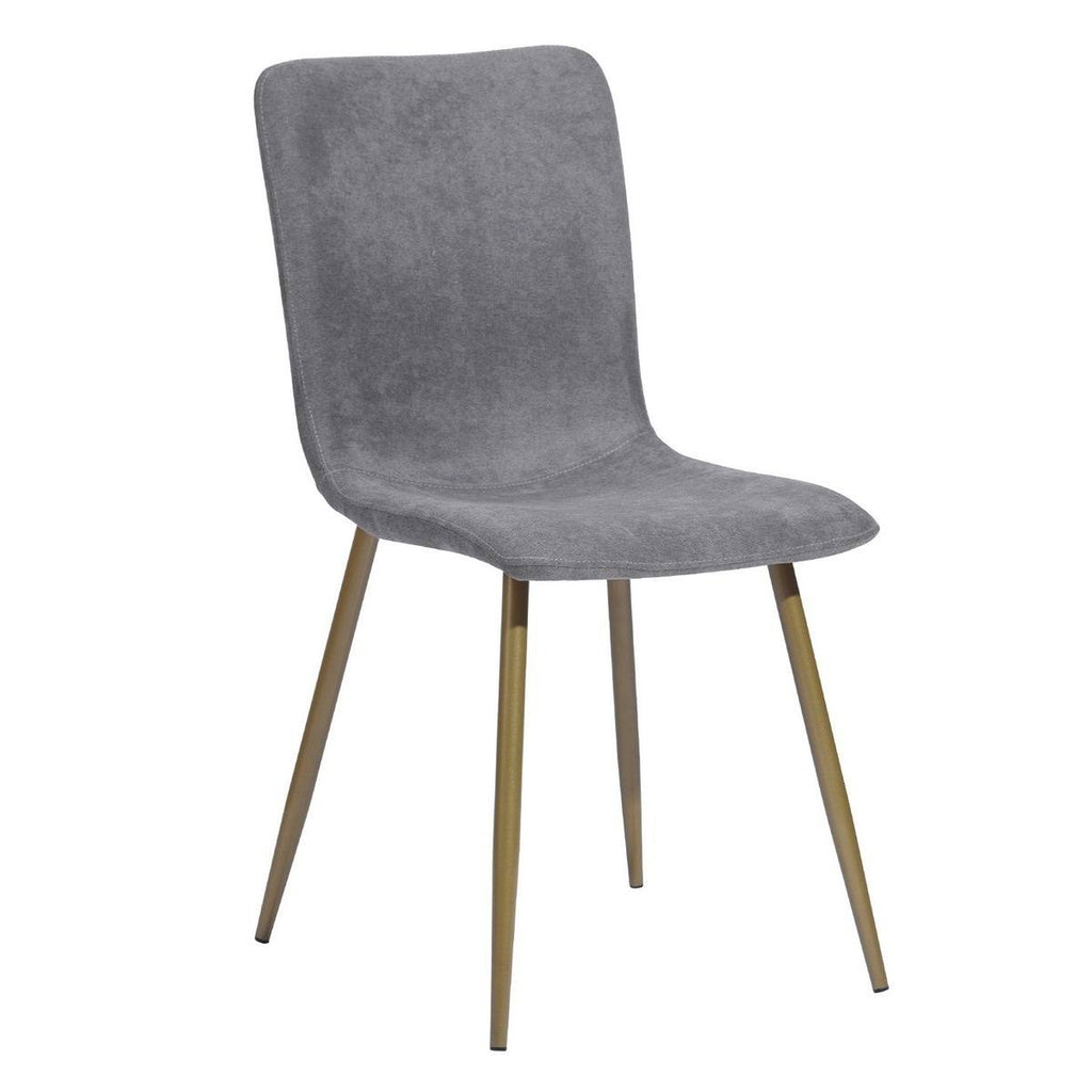 Dark Grey Upholstered Dining Chair (Set of 4) E8730