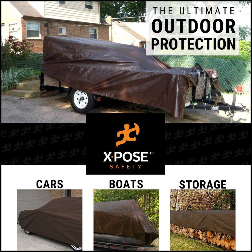 Brown Poly Tarps 18 x 24 G133