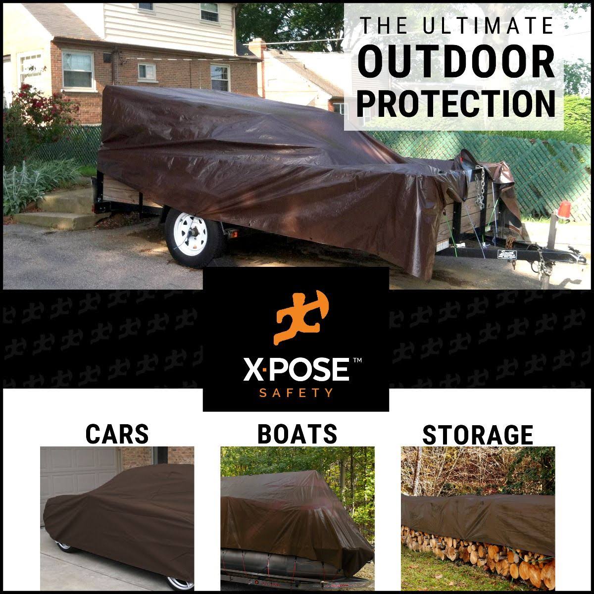 Brown Poly Tarps 18 x 24 G133