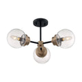 3 Light Semi-Flush Mount Matte X8229