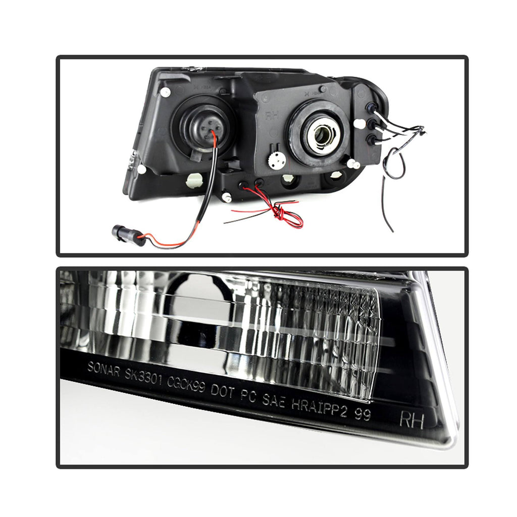 Halo LED Projector Headlights J850236