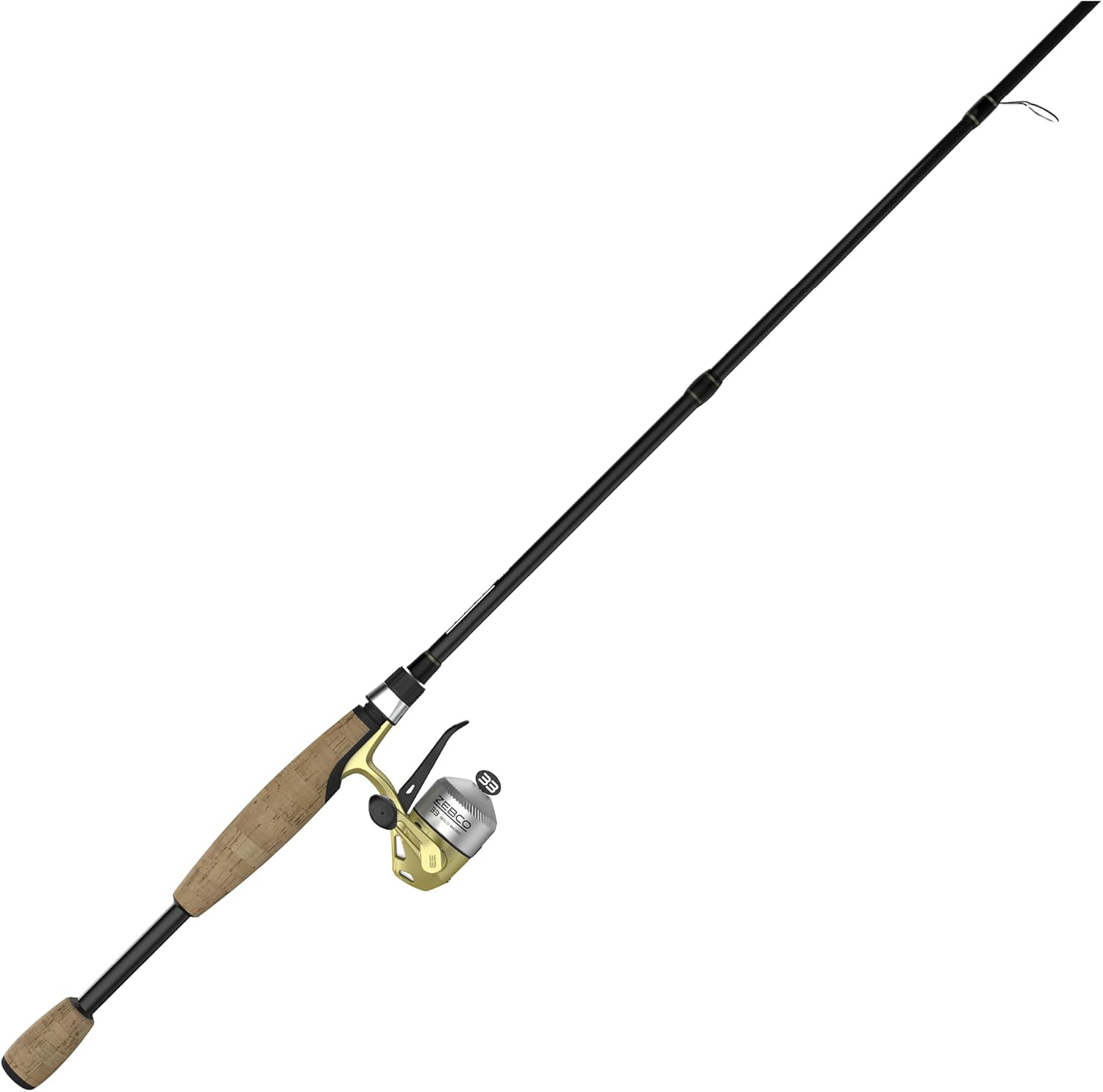2-Piece Fiberglass Spincast Fishing Rod and Reel Combo L440260