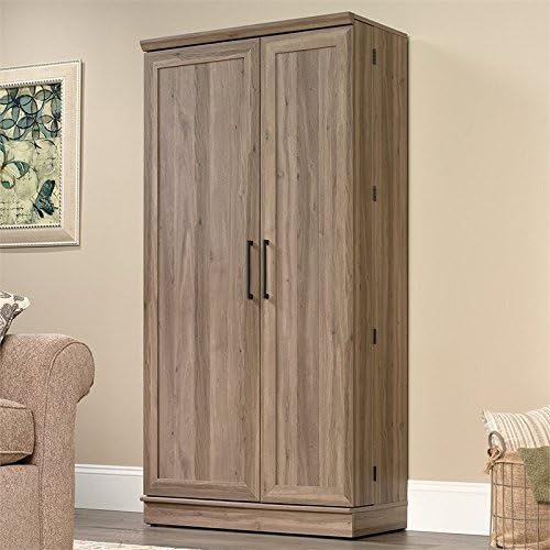 35.36 W Storage Cabinet with Door and Shelves in Salt Oak J460766